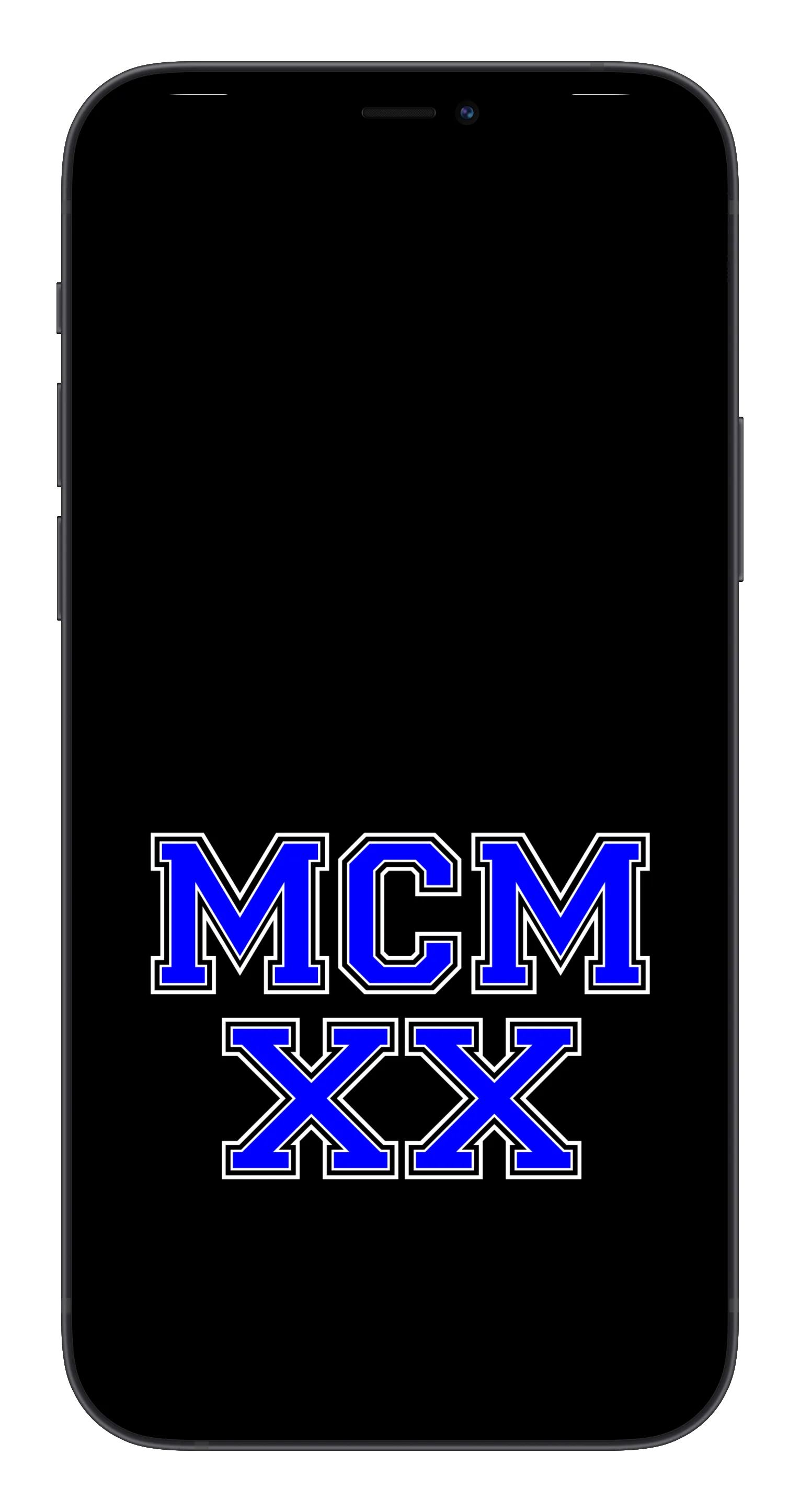MCMXX Phone Wallpaper (Choose Color)