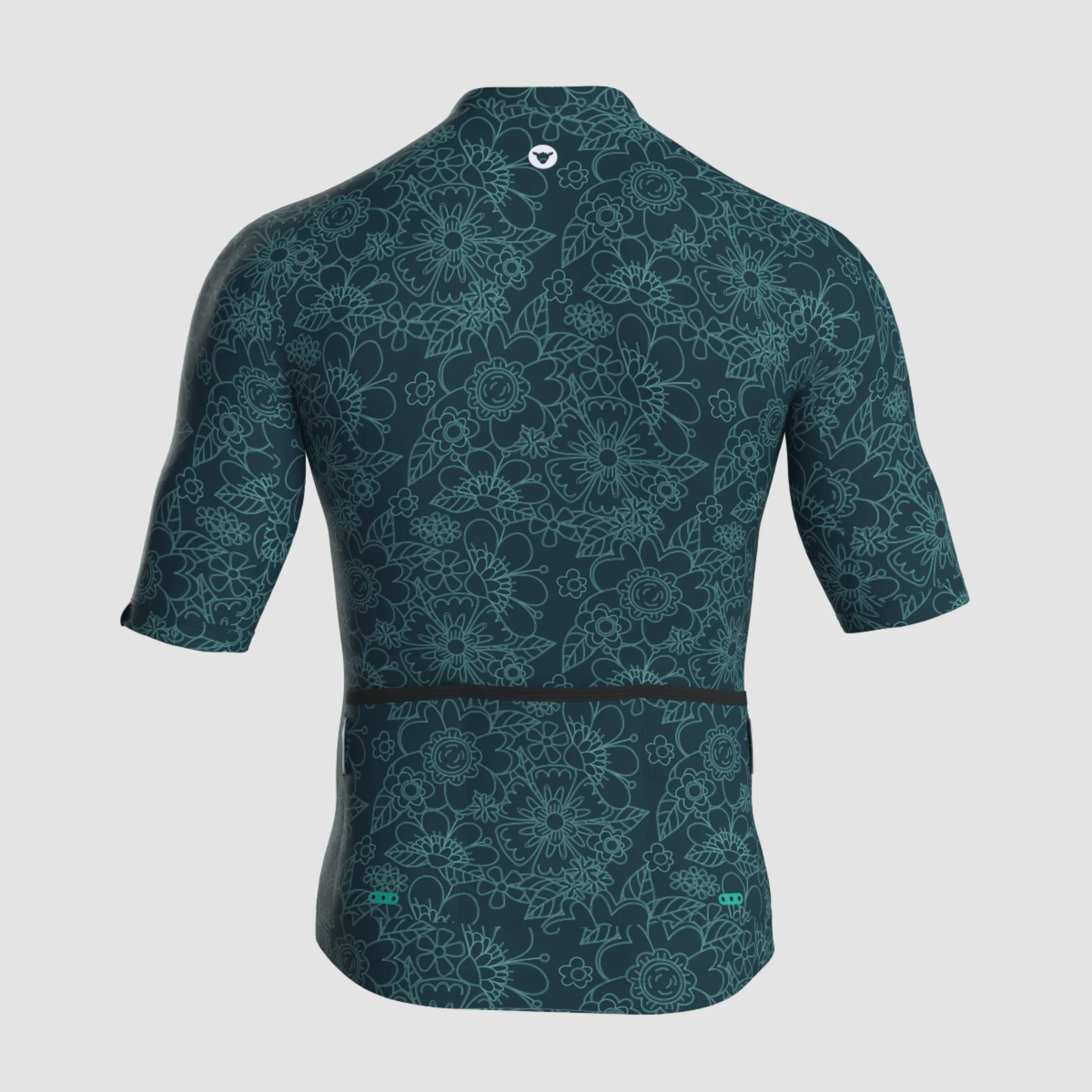 Men's Essentials Team Jersey - Petrol Floral