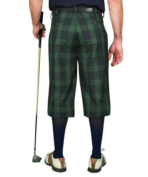 Men’s Plaid Plus Fours Golf Knickers & Cap