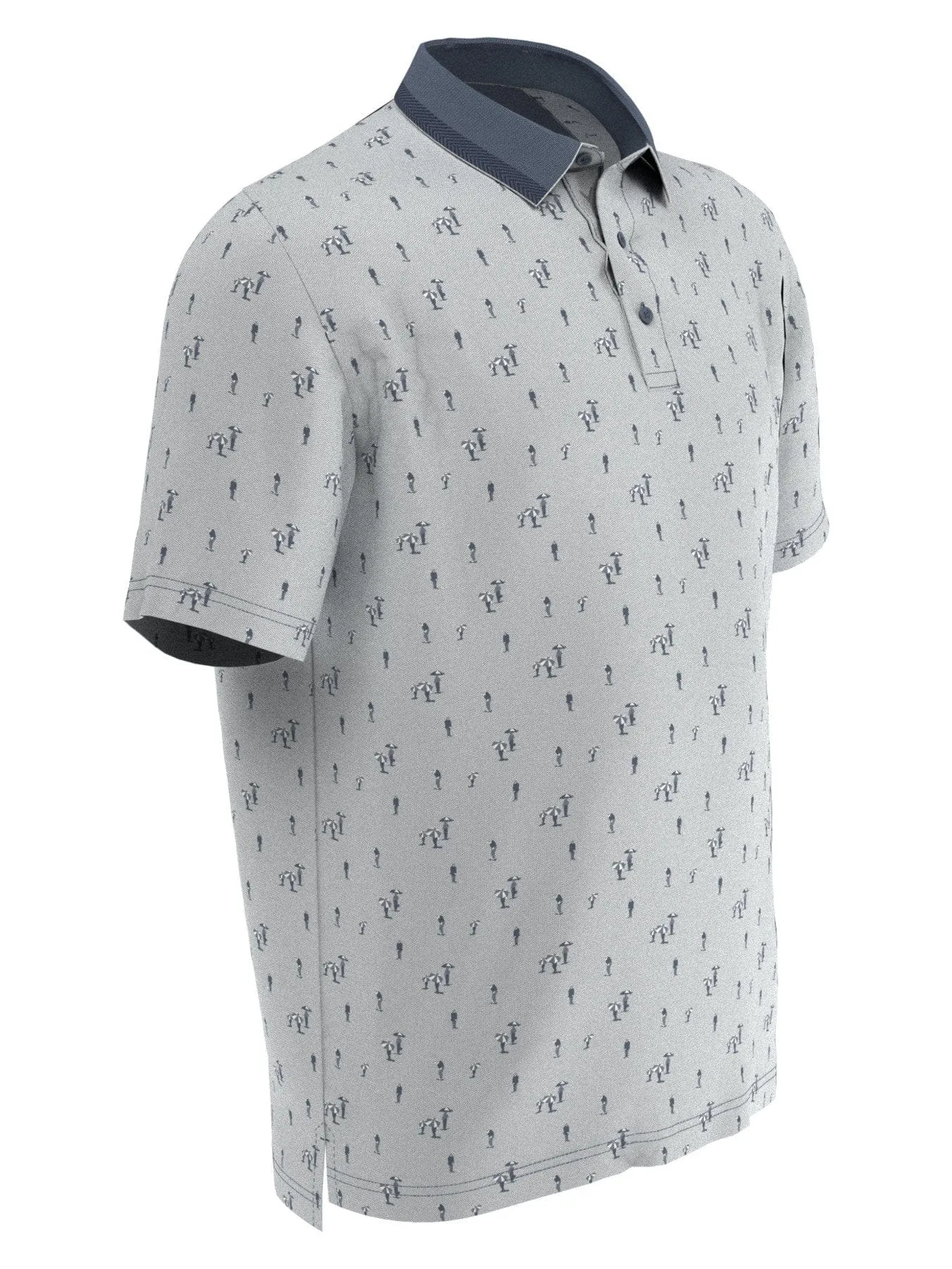 Mens Swing Tech™ Novelty Print Polo