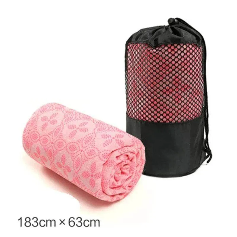 Microfiber Anti Skid Yoga Towel or Blanket Fitness Workout Mats Covers