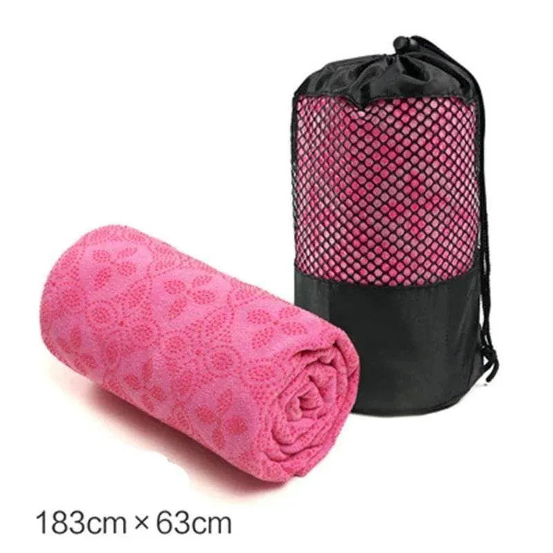 Microfiber Anti Skid Yoga Towel or Blanket Fitness Workout Mats Covers