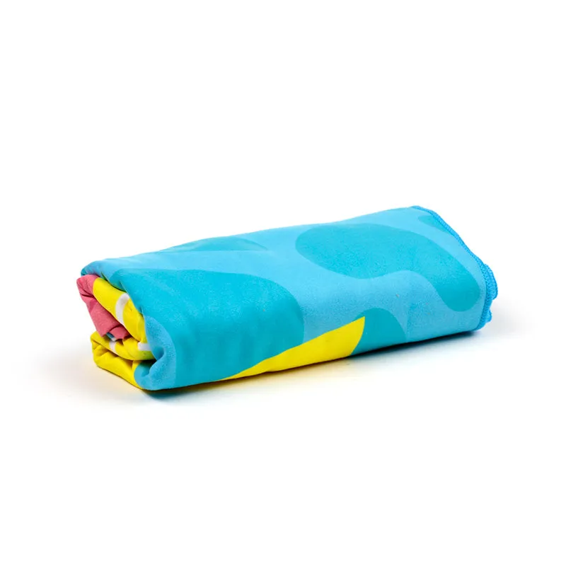 Microfibre Beach Towel - Vacation Vibes Unicorn