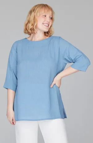 Microlinen Essential 3/4 Sleeve Blouse