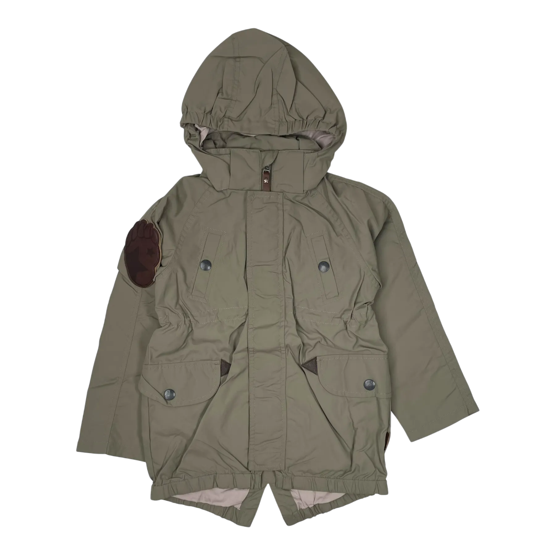 Molo helaine spring jacket, hunter green | 116cm