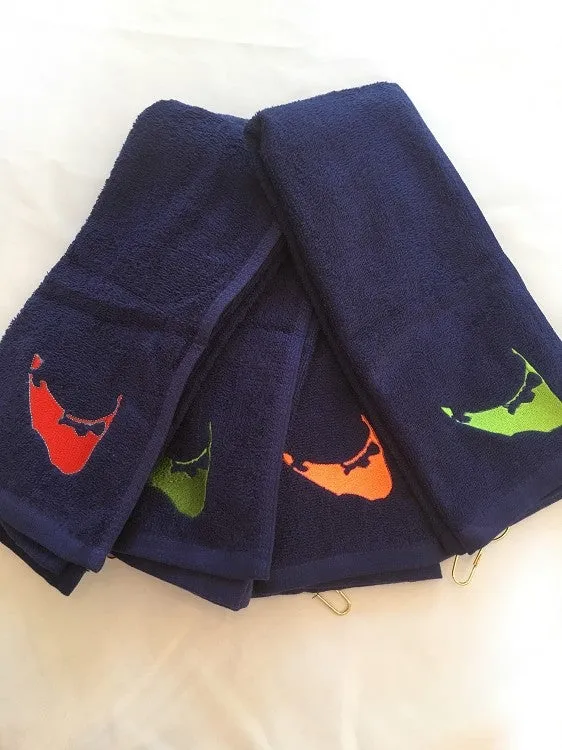 MONOGRAMMED GOLF TOWEL