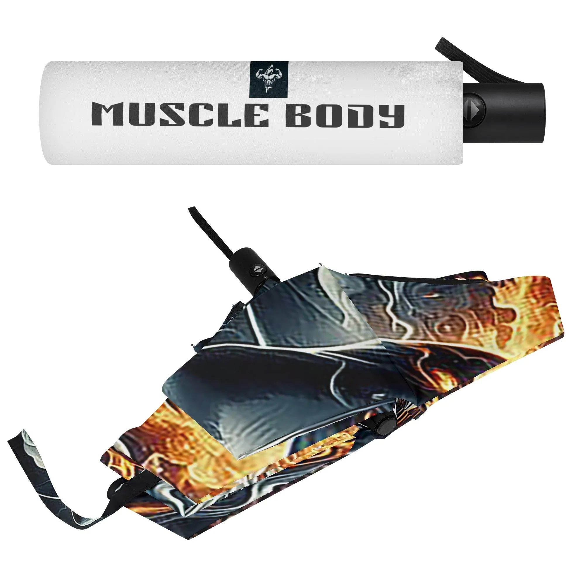 Muscle Body Umbrella Printing Outside