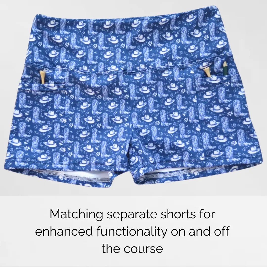 Navy Cowboy Golf Dress