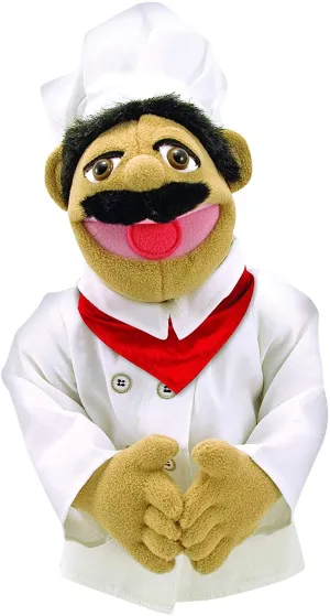 New Melissa & Doug Chef Puppet with Detachable Wooden Rod for Animated Gestures, Multi (Rod not included, could use any wooden dowel rod)
