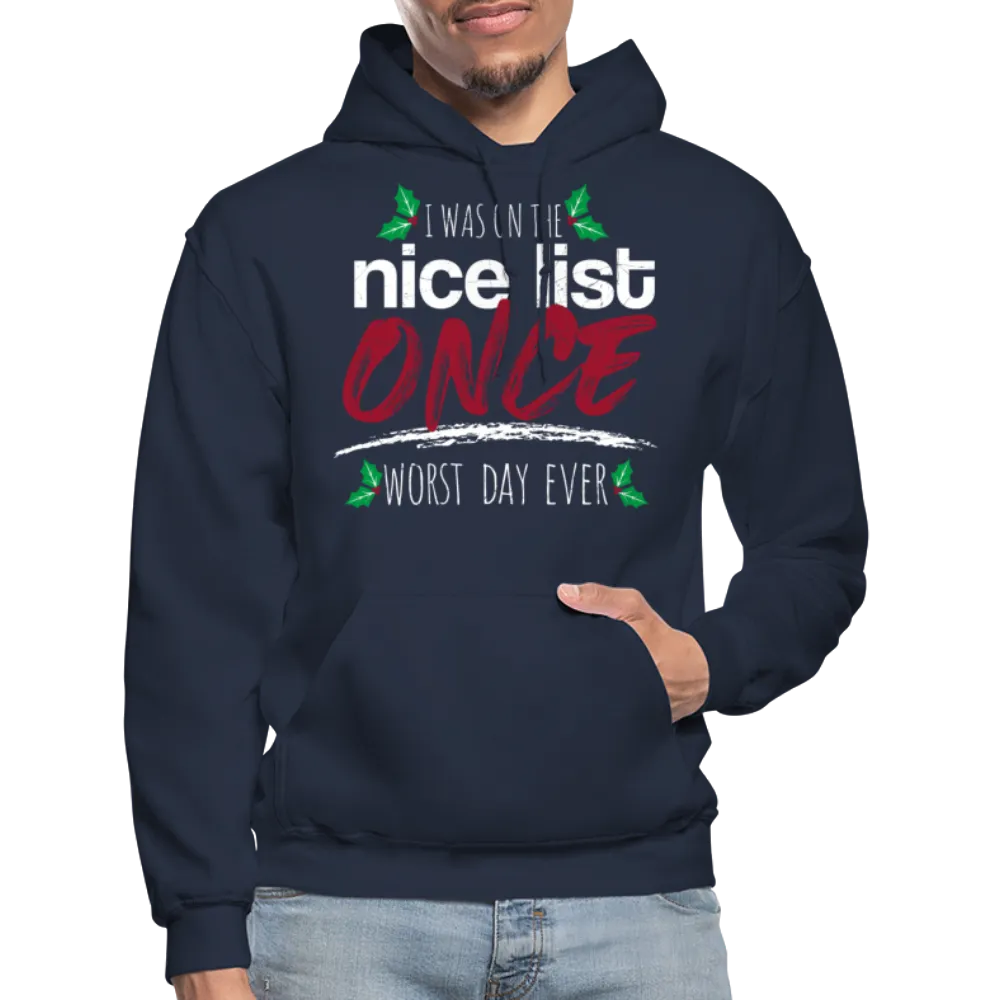 Nice List Once Gildan Heavy Blend Adult Hoodie (CK4308)