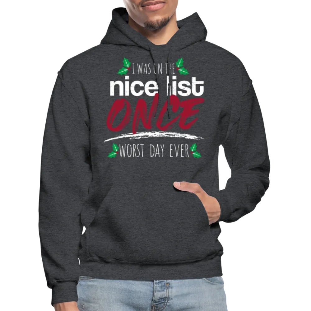Nice List Once Gildan Heavy Blend Adult Hoodie (CK4308)
