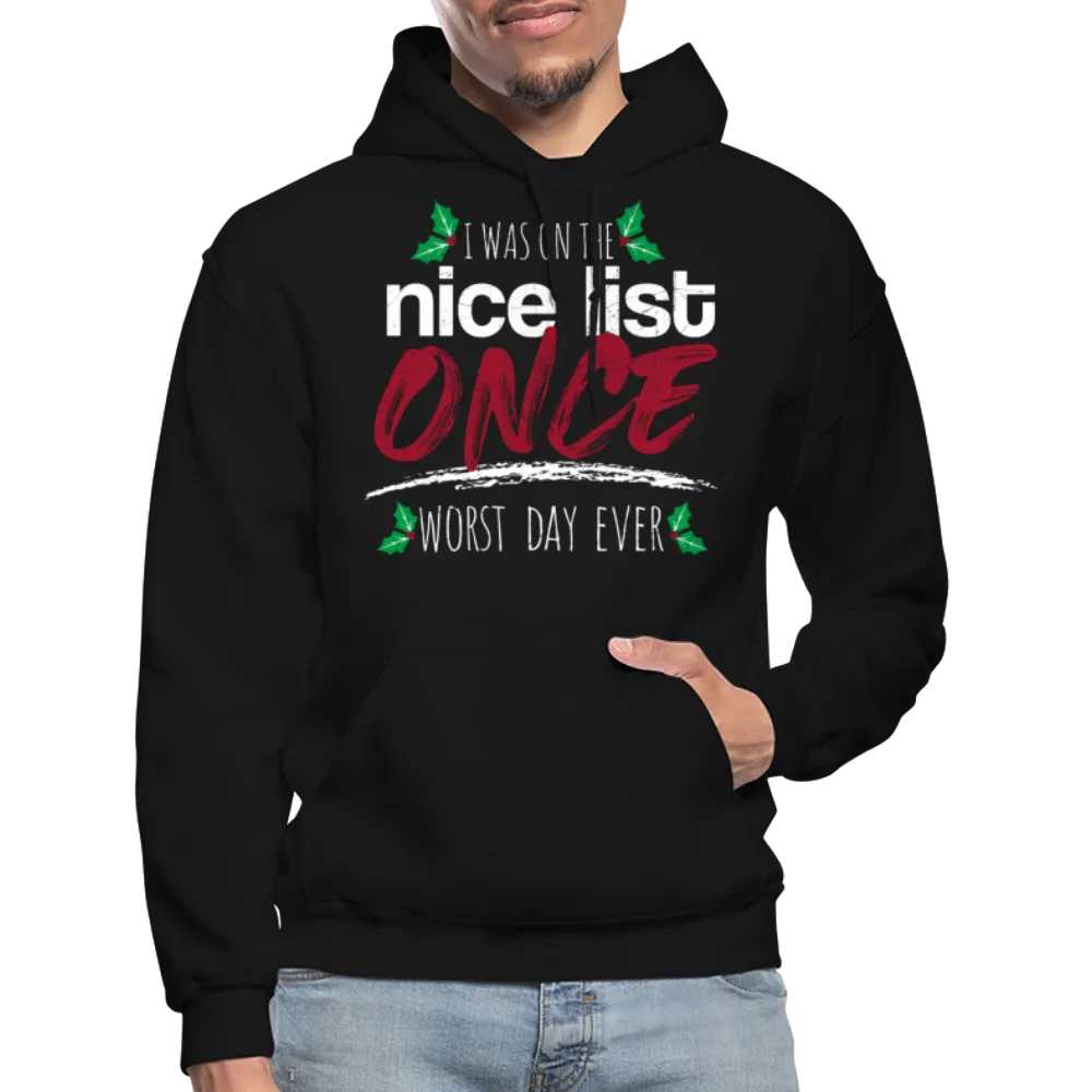 Nice List Once Gildan Heavy Blend Adult Hoodie (CK4308)