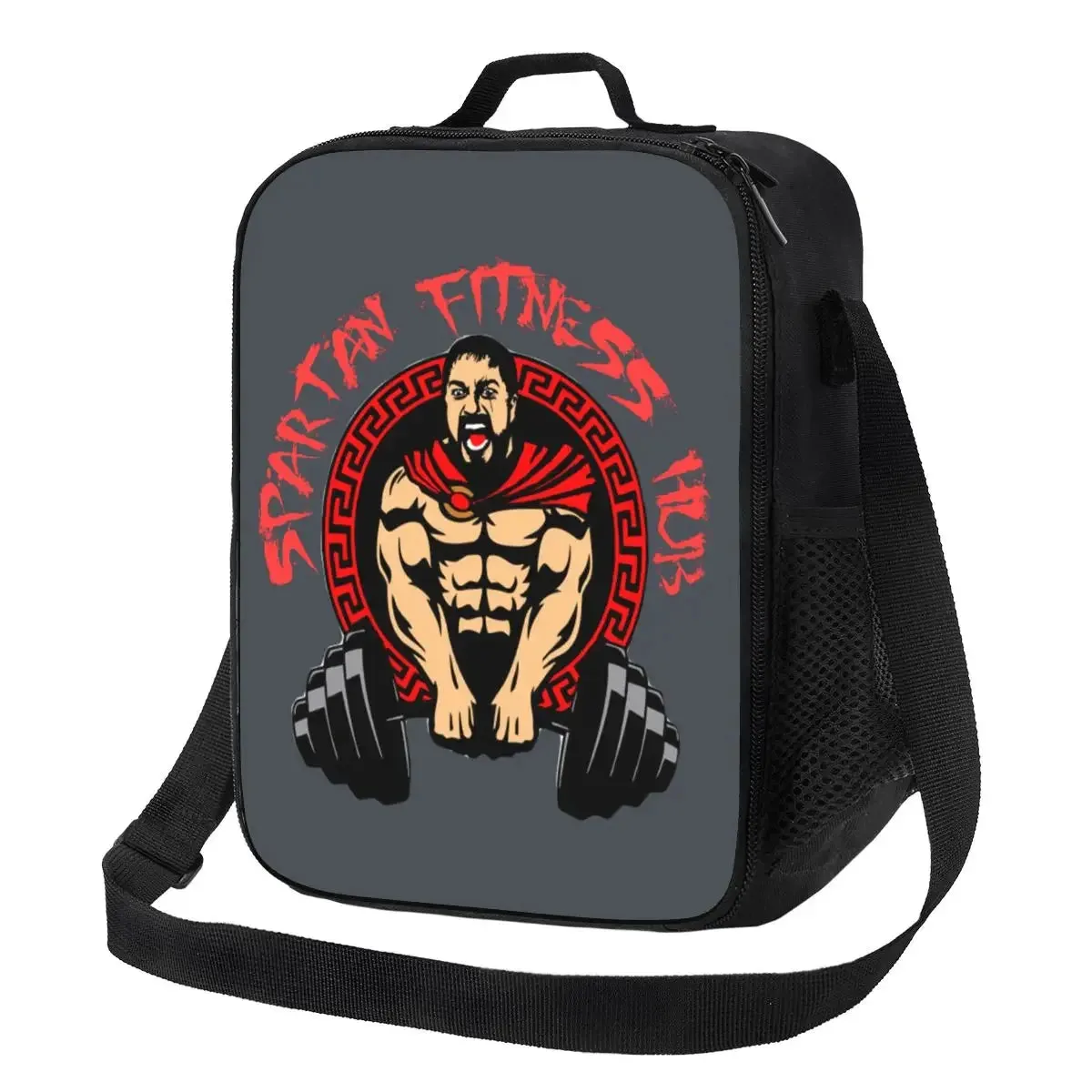 No Pain No Gain Insulated Lunch Tote Bag for Women Bodybuilding Fitness Gym Portable Thermal Cooler Food Bento Box School