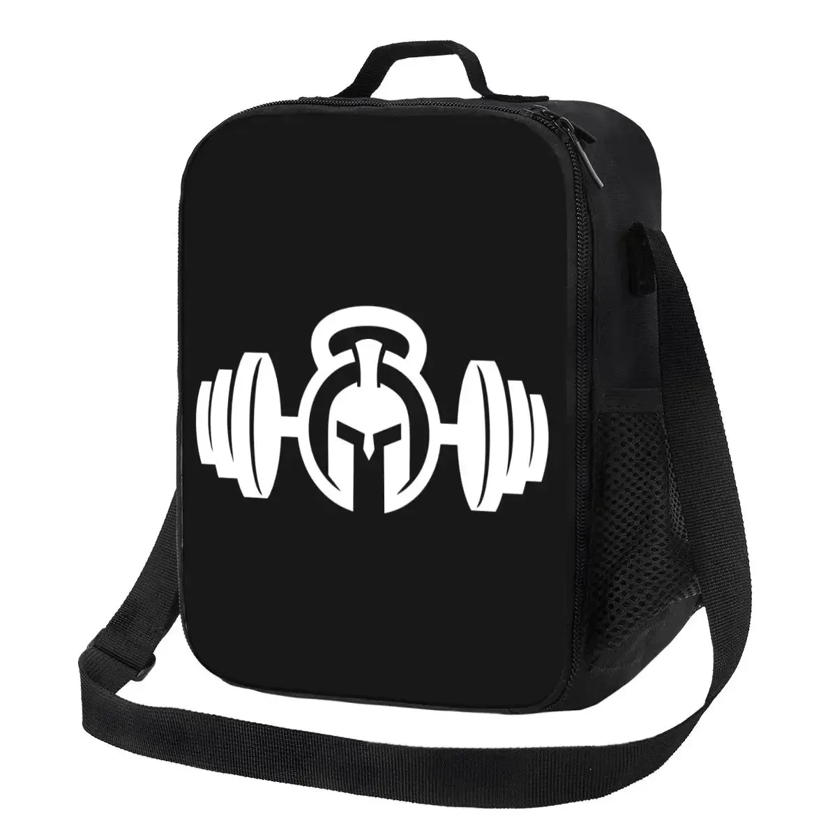 No Pain No Gain Insulated Lunch Tote Bag for Women Bodybuilding Fitness Gym Portable Thermal Cooler Food Bento Box School