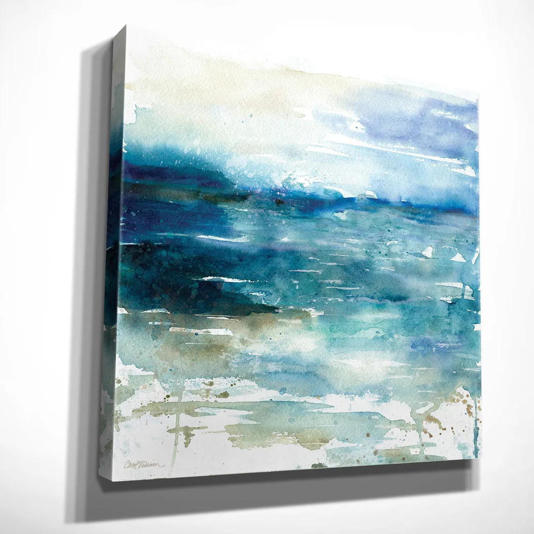 Ocean Break I by Carol Robinson - Wrapped Canvas Print Sand & Stable™ Size: 24" H x 24" W x 1.5" D