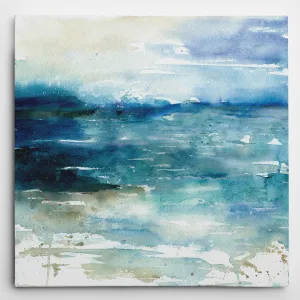 Ocean Break I by Carol Robinson - Wrapped Canvas Print Sand & Stable™ Size: 24" H x 24" W x 1.5" D