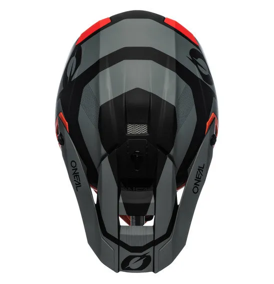 O'Neal 10SRS COMPACT Helmet - Grey/Red Matt