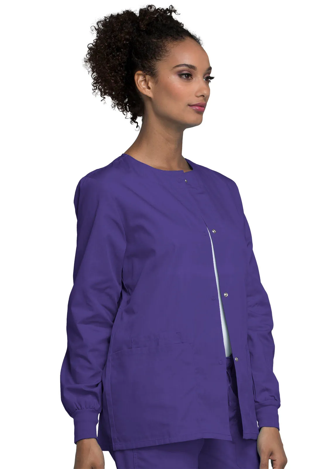 Originals 4350 Snap Front Warm-Up Jacket Grape