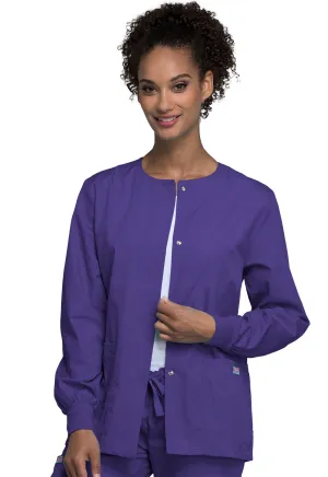 Originals 4350 Snap Front Warm-Up Jacket Grape