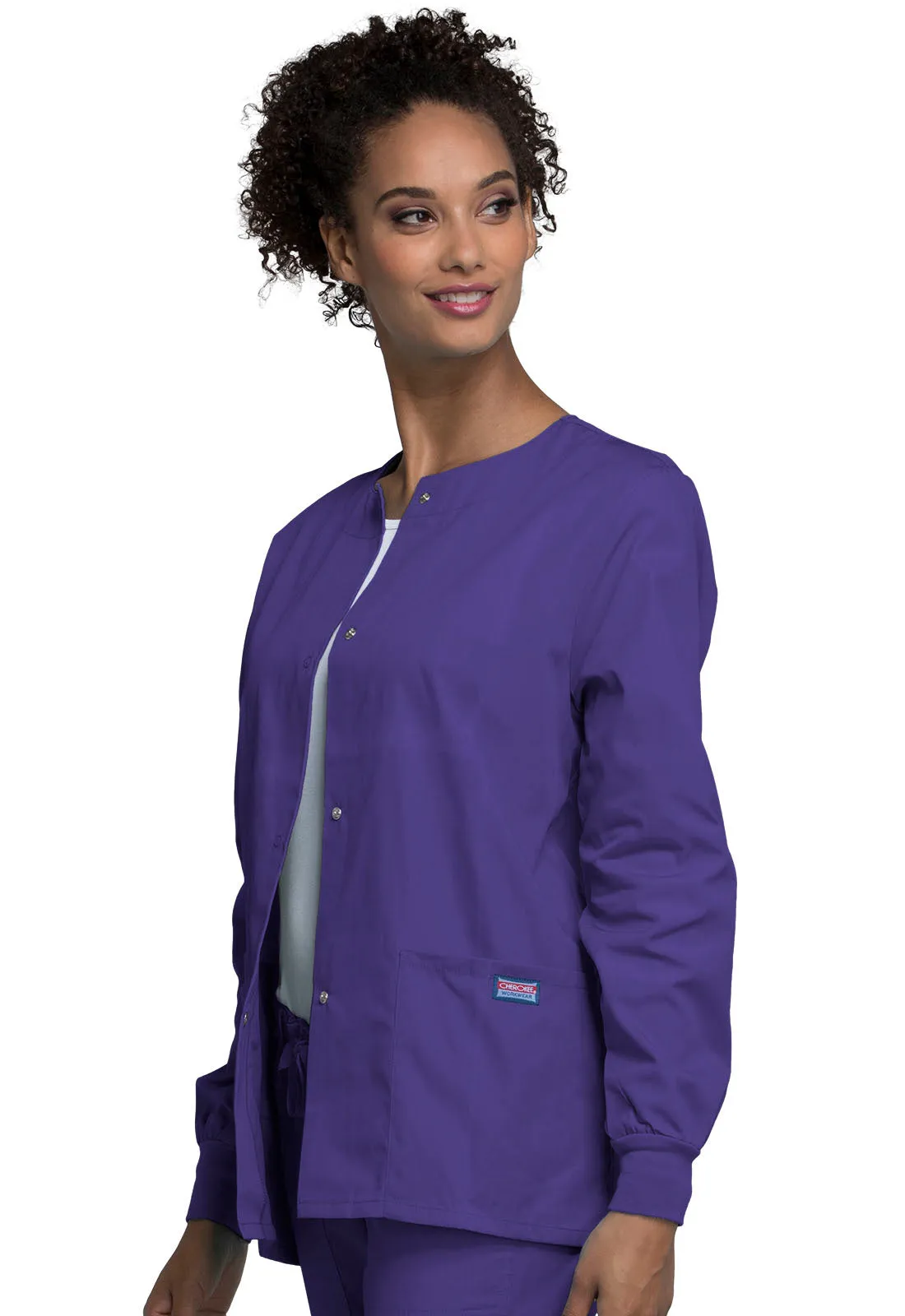 Originals 4350 Snap Front Warm-Up Jacket Grape