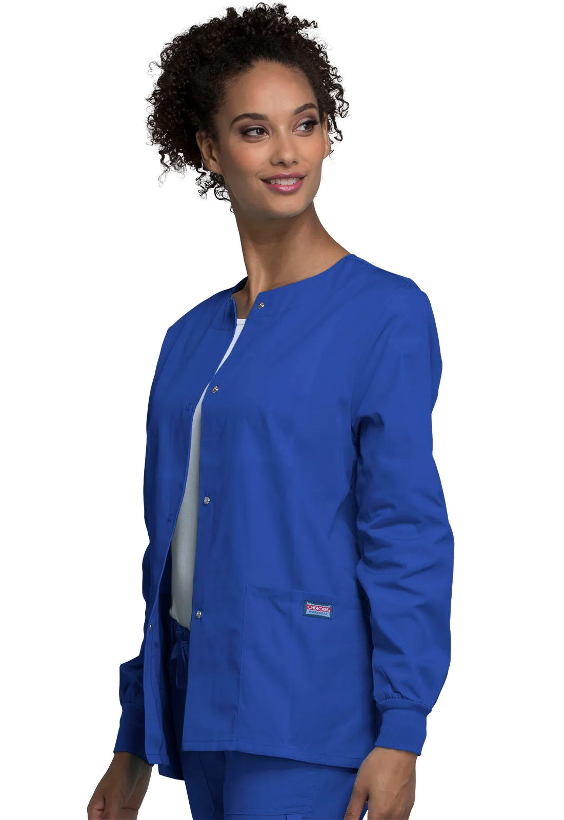 Originals 4350 Snap Front Warm-Up Jacket Royal