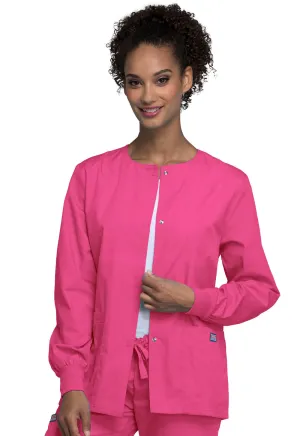 Originals 4350 Snap Front Warm-Up Jacket Shocking Pink