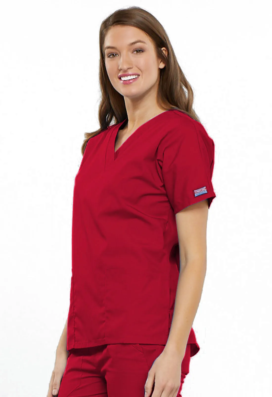 Originals 4700 V-Neck Top Red