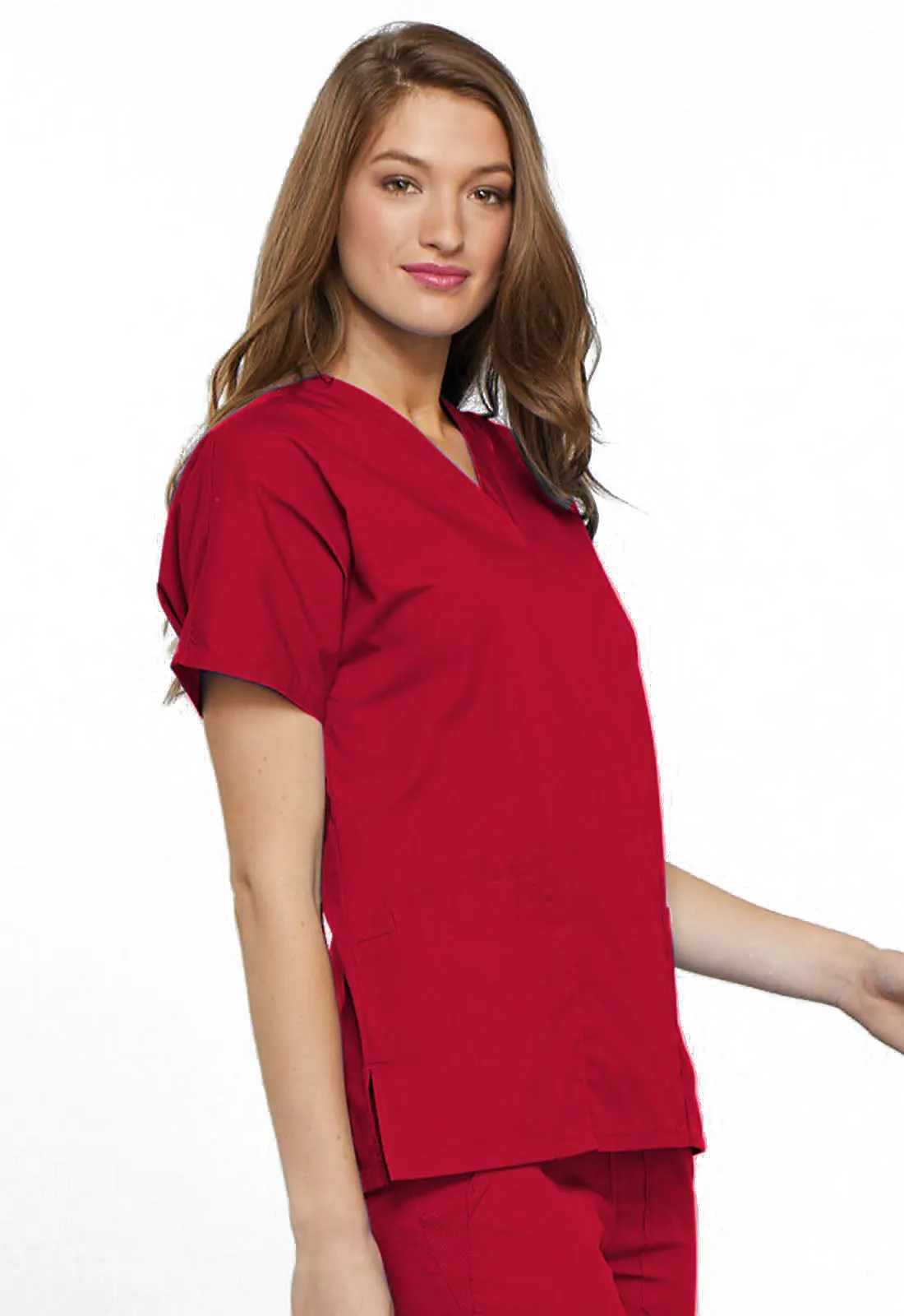 Originals 4700 V-Neck Top Red