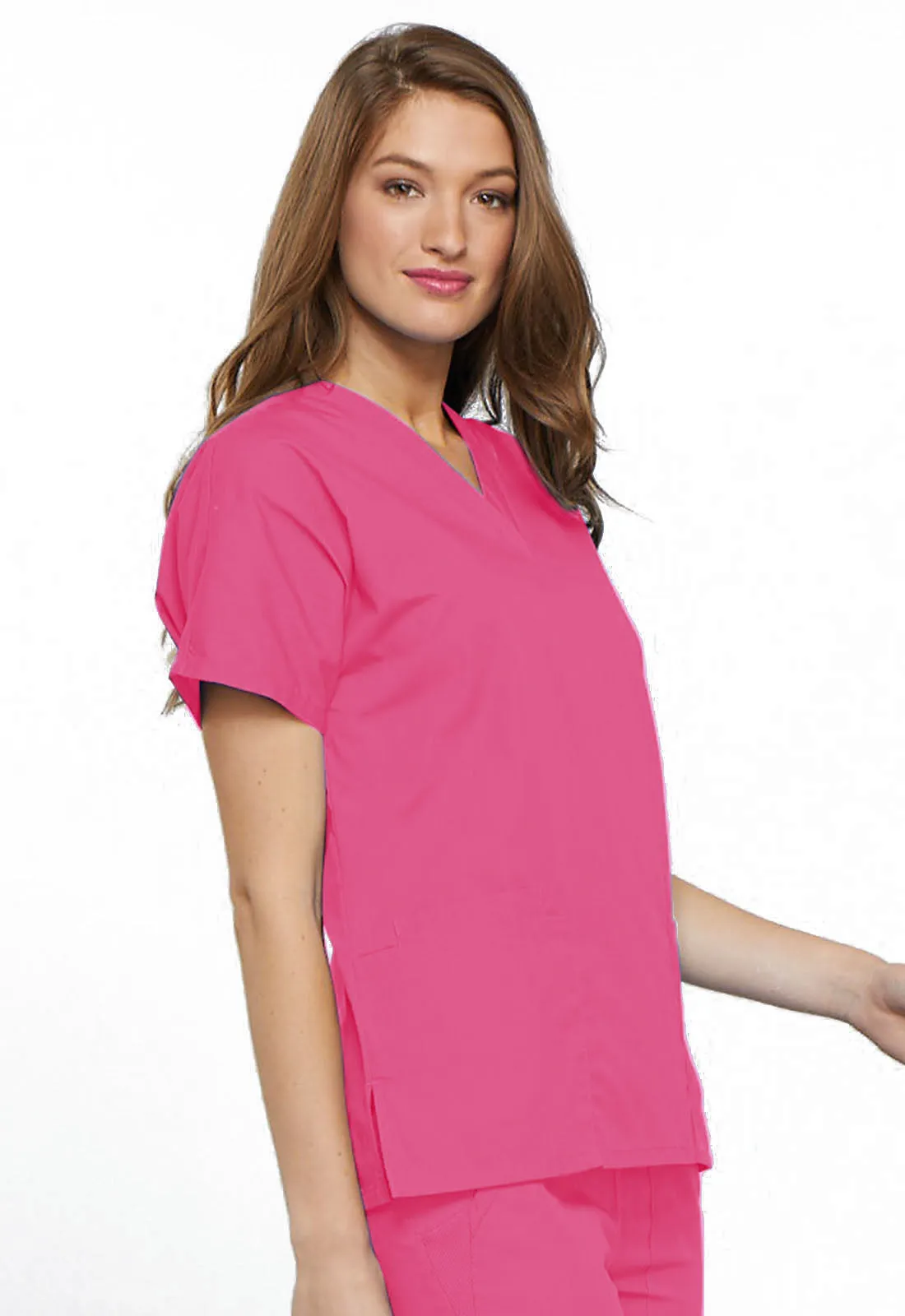 Originals 4700 V-Neck Top Shocking Pink