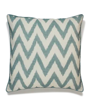 Outdoor Blue Bali Pillow 22x22