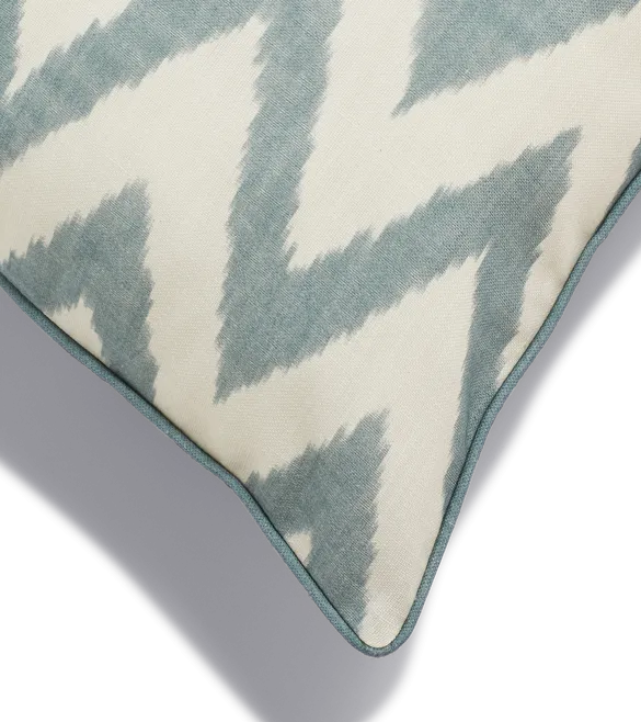 Outdoor Blue Bali Pillow 22x22