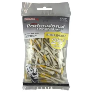 Paq. 100 tees madera Pride Sports Pride Golf 2 3/4''