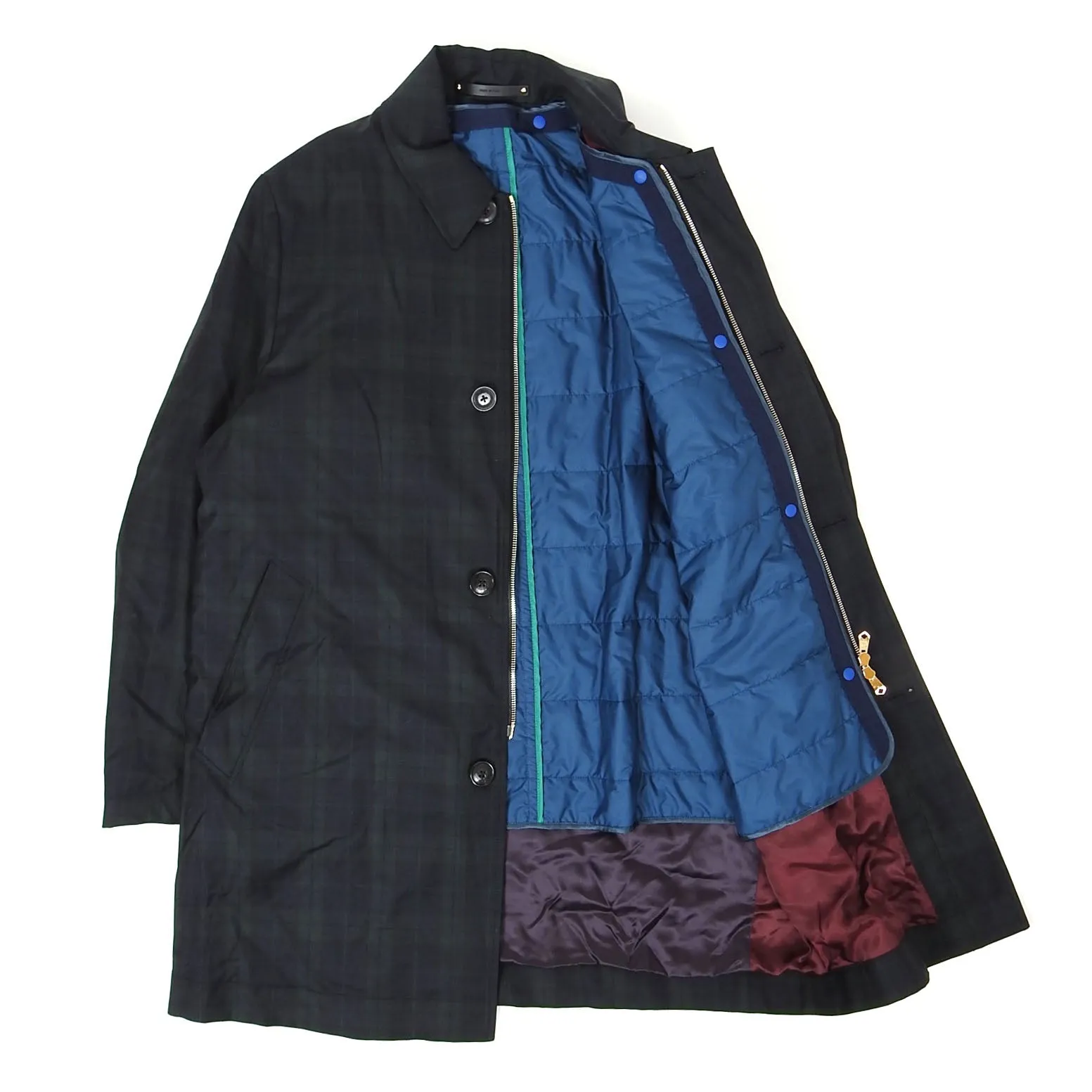 Paul Smith Loro Piana Storm System Coat With Removable Liner