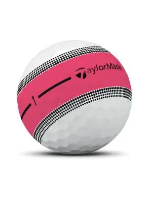 Pelota de golf individual con rayas de neón Tour Response de TaylorMade