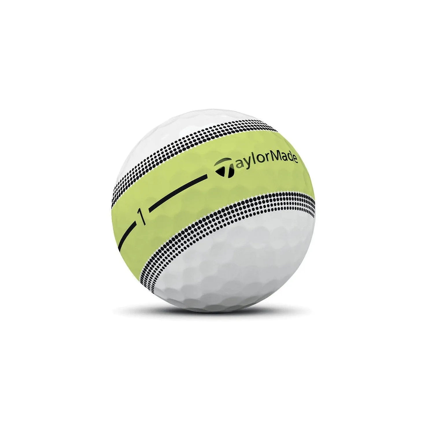 Pelota de golf individual con rayas de neón Tour Response de TaylorMade