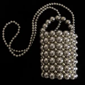 PETITE BEADED BUCKET BAG