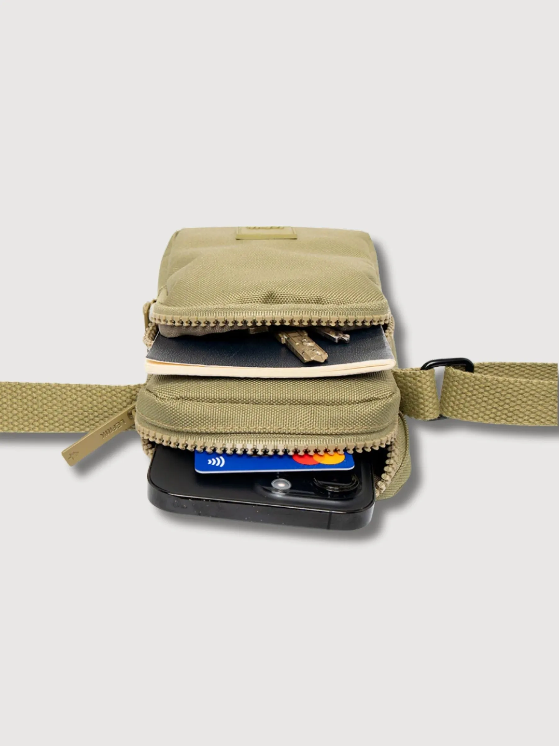 Phone Bag Amsterdam Green Unisex | Lefrik