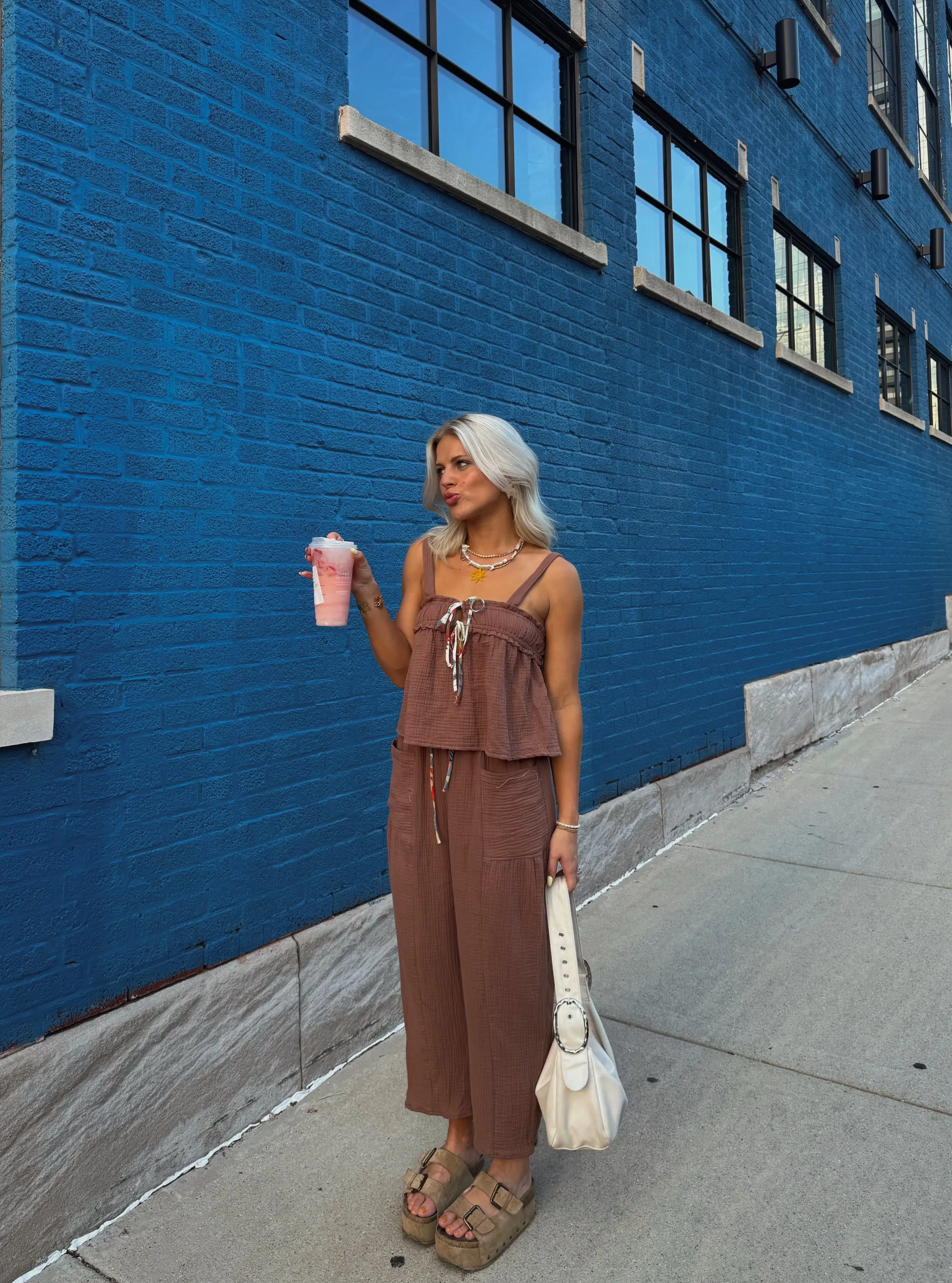 Picnic Princess Pant// Brown
