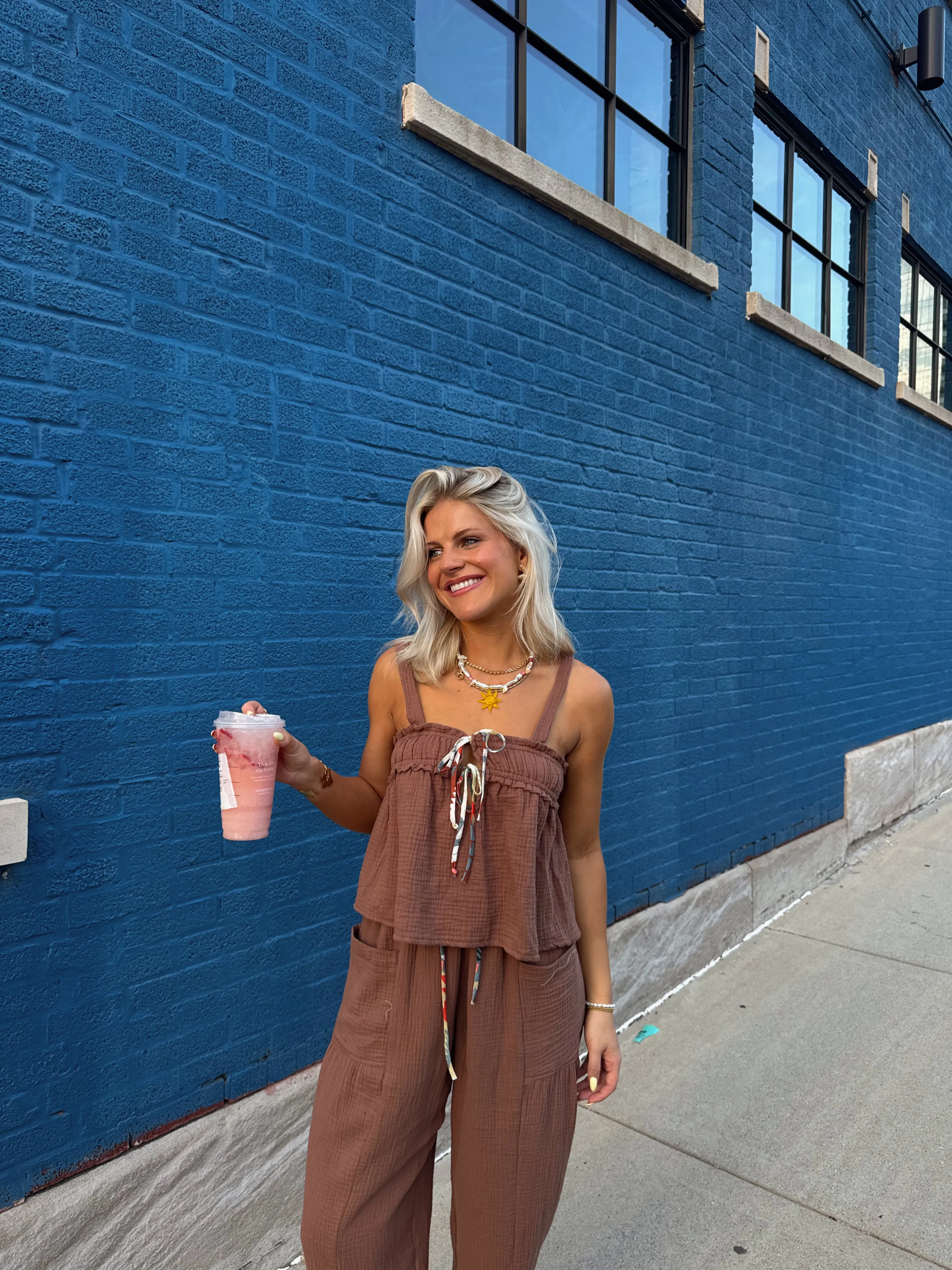 Picnic Princess Pant// Brown