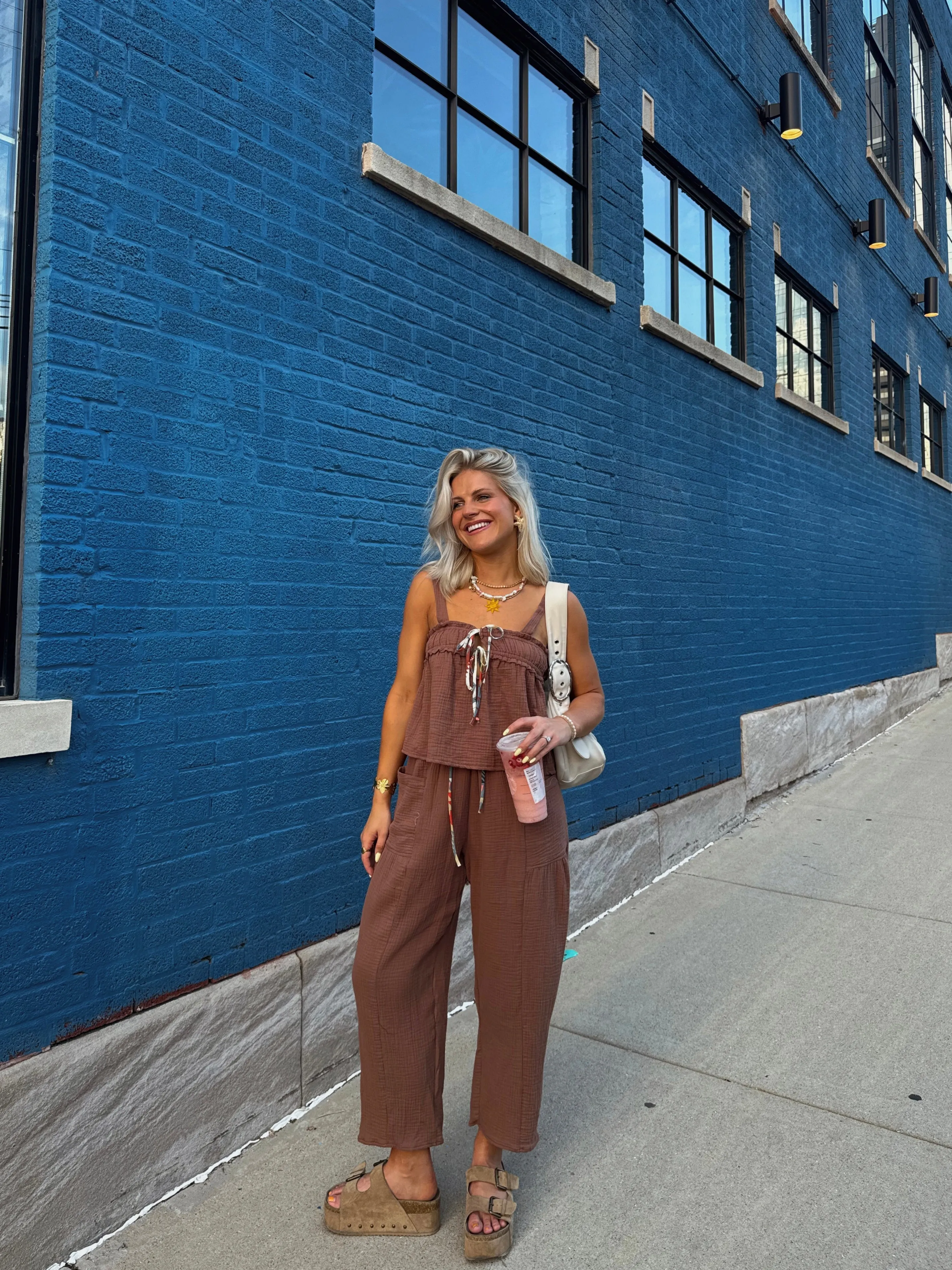 Picnic Princess Pant// Brown