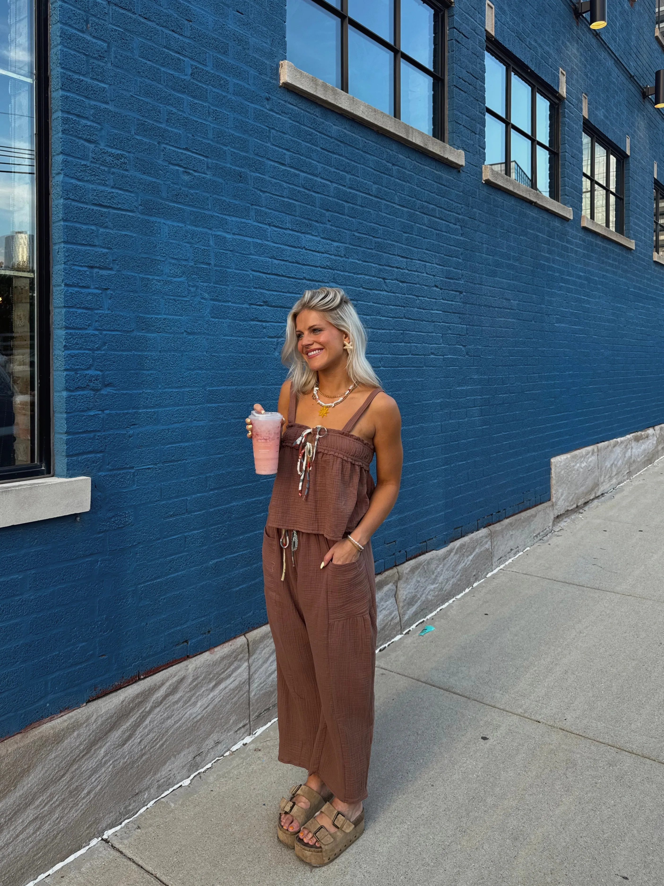 Picnic Princess Pant// Brown