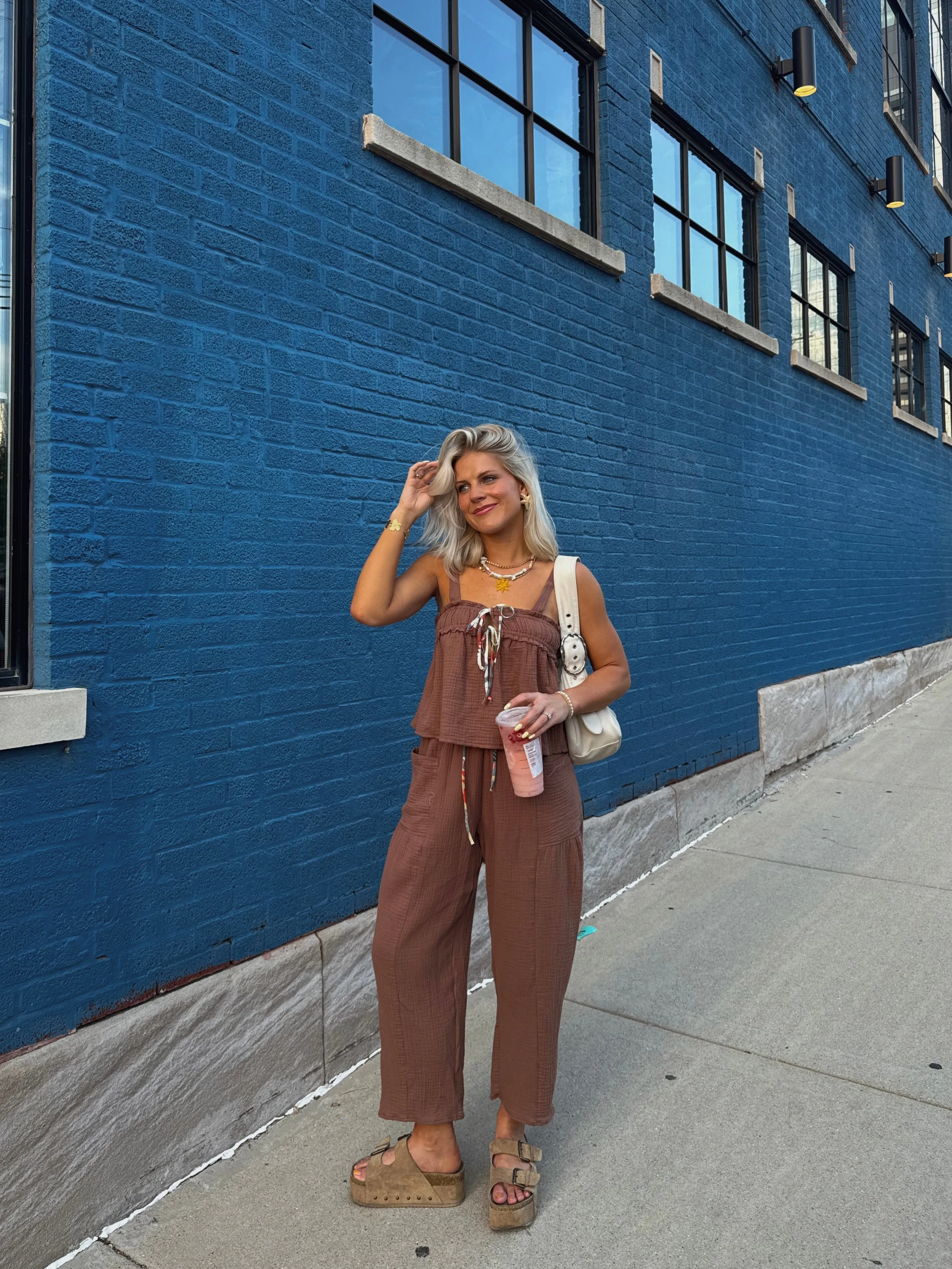 Picnic Princess Pant// Brown