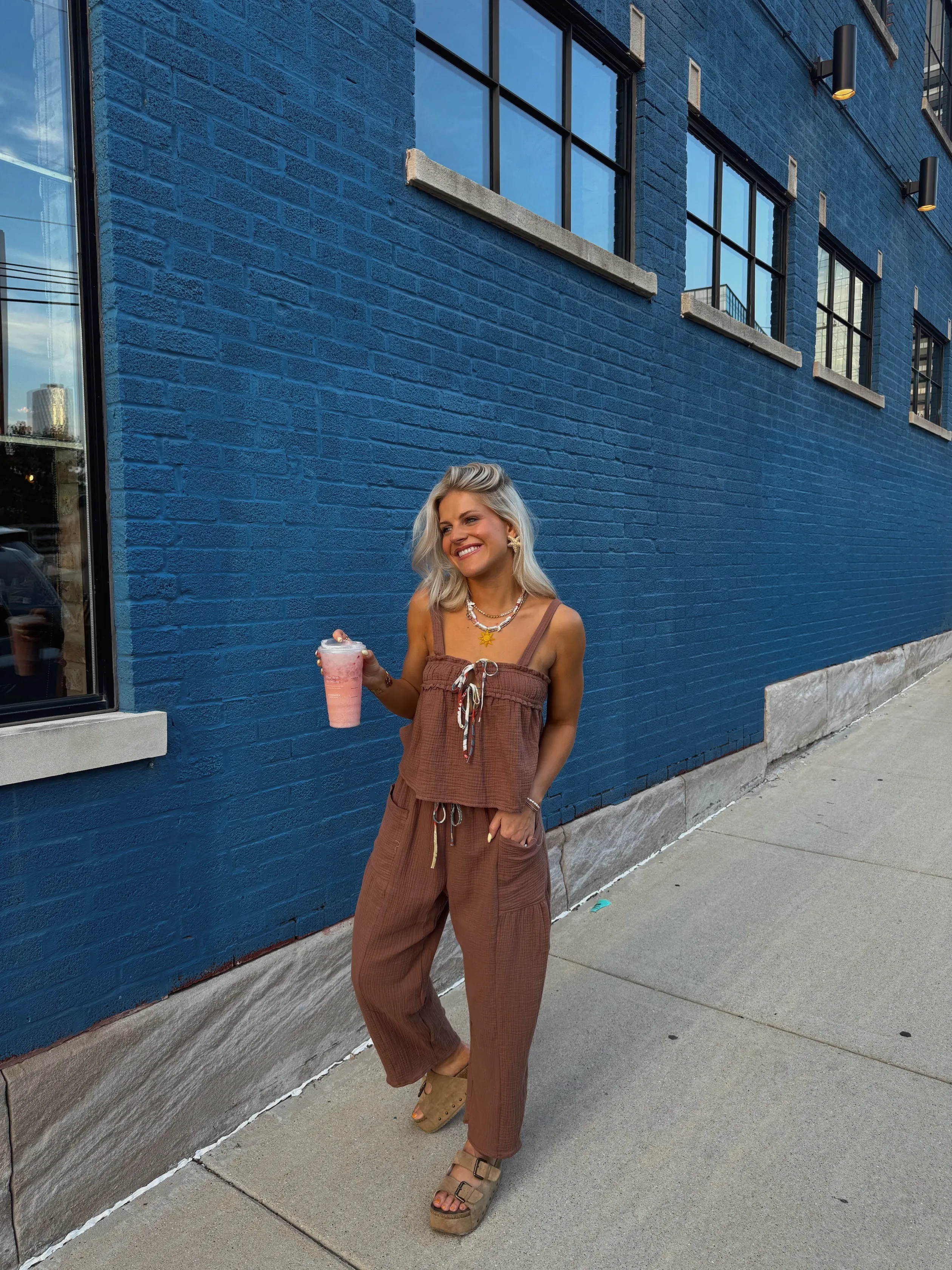Picnic Princess Pant// Brown