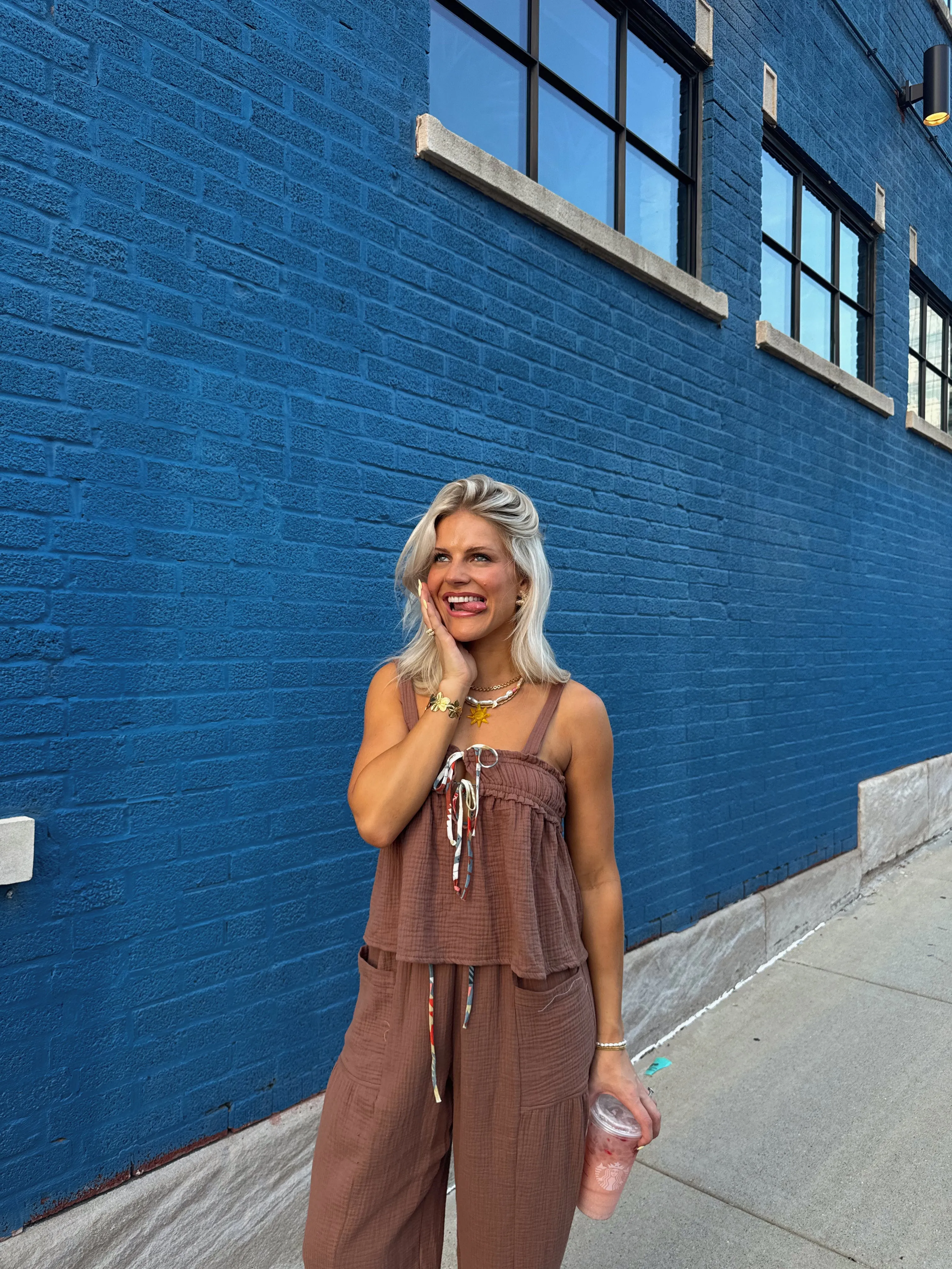 Picnic Princess Pant// Brown