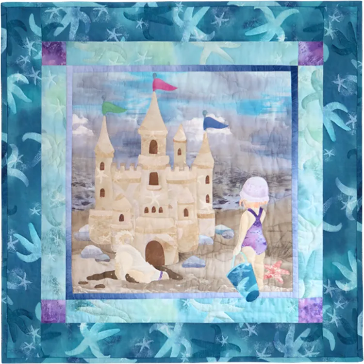 Pine Needles Dog Days of Summer Applique Quilt Pattern Set