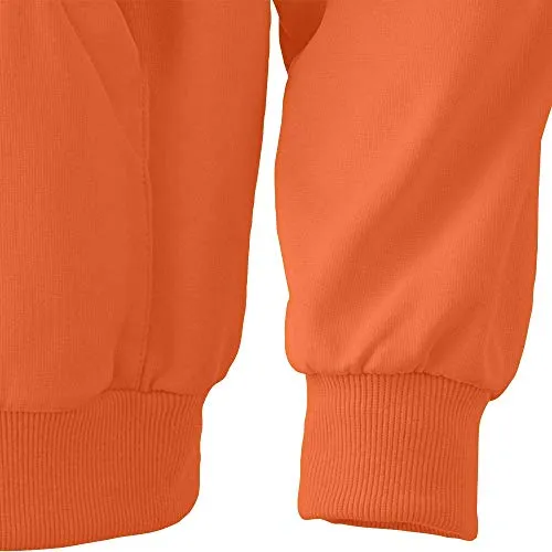 Pioneer V1060550 High Visibility Safety Hoodie, Micro Fleece, Orange
