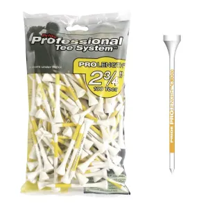 Pride PTS Wooden Golf Tees 2 3/4' Yellow (100pk)