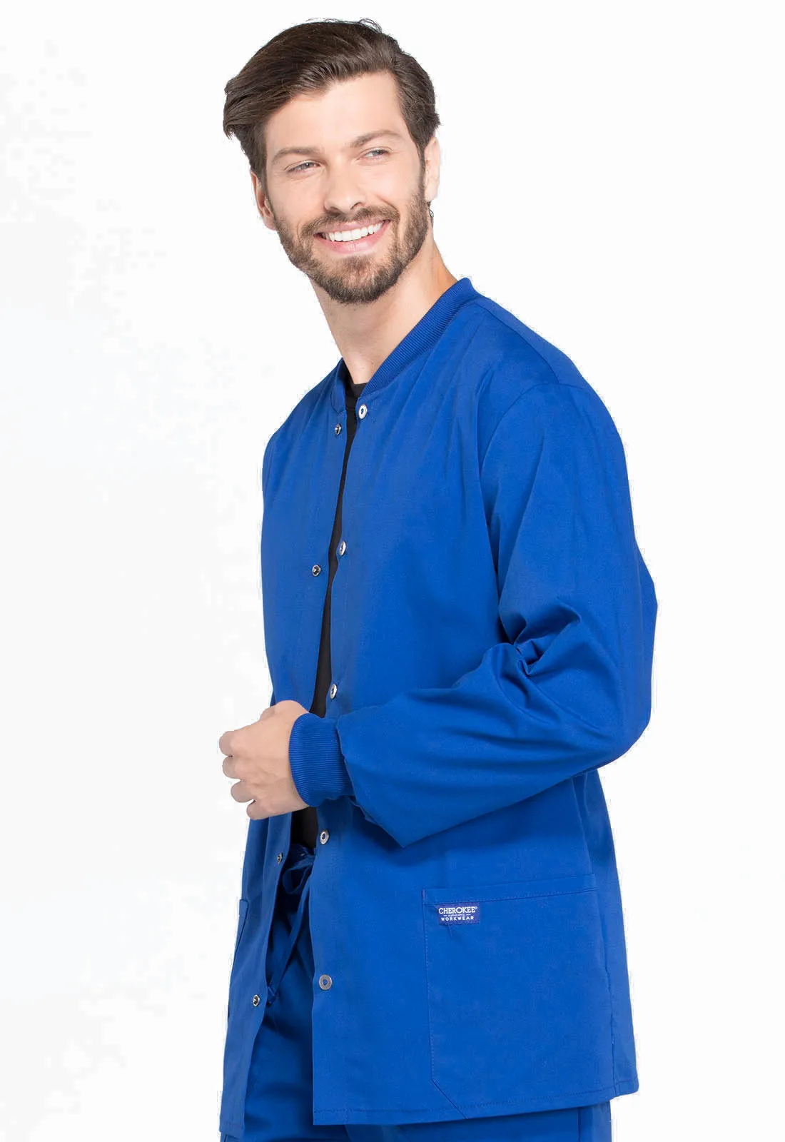 Professionals WW360 Men's Snap Front Jacket Galaxy Blue