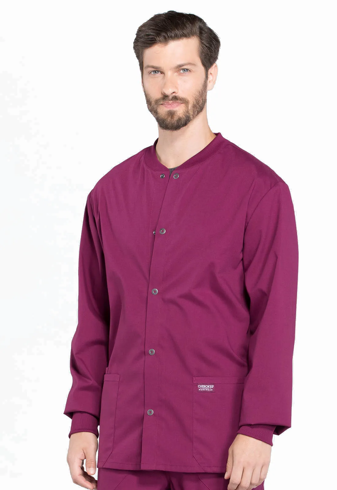 Professionals WW360 Men's Snap Front Jacket Wine