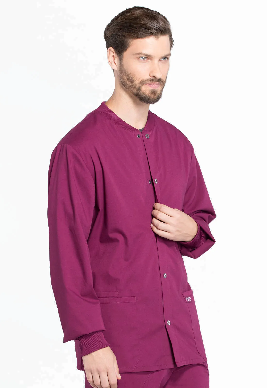 Professionals WW360 Men's Snap Front Jacket Wine
